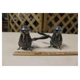 SILVERPLATE CHOCOLATE POTS