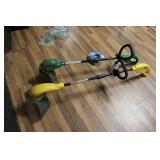 (2) ELECTRIC WEEDWHACKERS W/ TRIMMER LINE