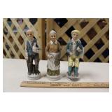 (3) CERAMIC FIGURINES