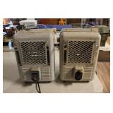 (2) SPACE HEATERS