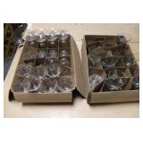(2) BOXES OF ASSORTED GLASSWARE