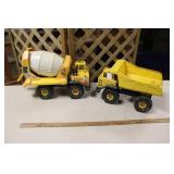 TONKA TURBO-DIESEL CEMENT TRUCK & DUMP TRUCK