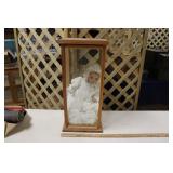 ANTIQUE DOLL IN DISPLAY CASE