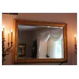 GILT FRAMED WALL MIRROR