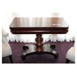 EARLY 19TH CENTURY EMPIRE GAME TABLE