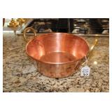 COPPER DOUBLE HANDLED CANDY POT