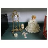 BONUS LOT! LENOX, BRASS EASIL & TREE TOPPER