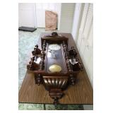 LATE 19TH CENTURY VICTORIAN WALL CLOCK