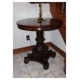 1870'S CENTENNIAL CHIPPENDALE ROUND TOP TABLE