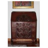 SLANT FRONT SECRETARY W/ 3 DRAWERS