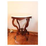 VICTORIAN MARBLE TOP TABLE
