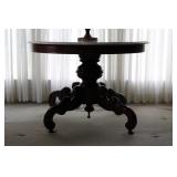 EMPIRE ERA MARBLE TOP CENTER TABLE