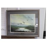 'MALLARD LANDING' PRINT BY WILFORD BAILEY