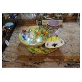ASSORTED SERVING PLATTER & BOWLS