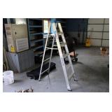 WERNER 6' ALUMINUM A FRAME PAINTERS LADDER