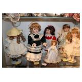 SEVEN ASSORTED DOLLS