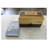 TACKLEBOX W/ CONTENTS (MOSTLEY NIB) & STORAGE