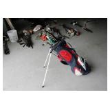 TAYLORMADE BAG W/ TAYLORMADE BURNER CLUBS