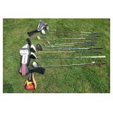 ASSORTED TAYLORMADE CLUBS