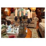 PINE CONE CANDELABRA