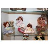 SIX ASSORTED DOLLS