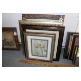 FOUR FLORAL DECOR PICTURES