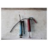 (2) GREASE GUNS