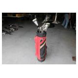 TOMMY ARMOUR BAG W/ ASSORTED CLUBS