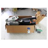 BOX OF SPRINKLER SYSTEM PARTS