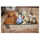 LONDON ED/ D.DAY NUMBERED CERAMIC BIRDS W/ BASES