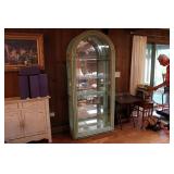 PULANSKI FURNITURE CORP. LIGHTED DISPLAY CABINET