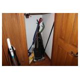 CONTENTS OF CLOSET - CLEANING SUPPLIES
