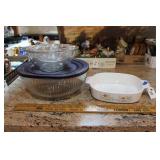 ASSORTED CORNING WARE & PYREX BOWLS