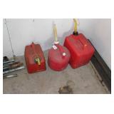 (3) ASSORTED GAS CANS