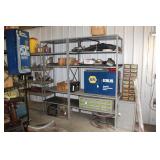 (2) METAL SHELVES