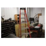 WERNER 8' FIBERGLASS A FRAME LADDER