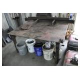 48' X 60' STEEL WELDING TABLE