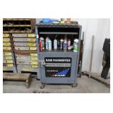 ROLLING SHOP CART W/ CONTENTS