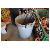 WASTE CAN W/ CONTENTS