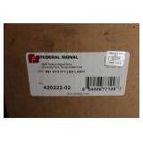(3) FEDERAL SIGNAL CORP. ORANGE BLINKER LIGHTS