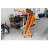 CENTRAL HYDRAULICS 1 TON FOLDABLE SHOP CRANE