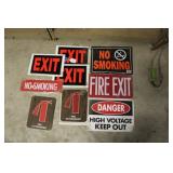 VARIETY OF SHOP SIGNS