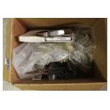 BOX OF PLATE MOUNTING HARDWARE & TOOLS