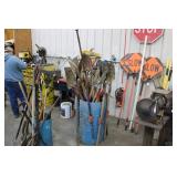 BARREL W/ LARGE ASSORTMENT OF HAND TOOLS