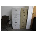 TWO FILING CABINETS