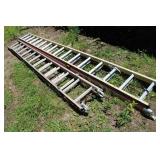 WERNER 30' & 36' FIBERGLASS EXTENSION LADDERS