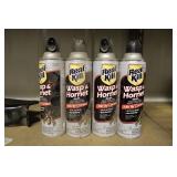 (4) BOTTLES OF WASP KILLER