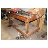 WOODEN WORK BENCH