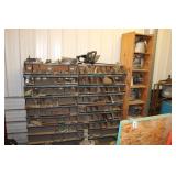 SHELVES W/ LARGE ASSORTMENT OF LASHER PARTS