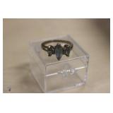10K RING W/ STONES 2.3GRAMS